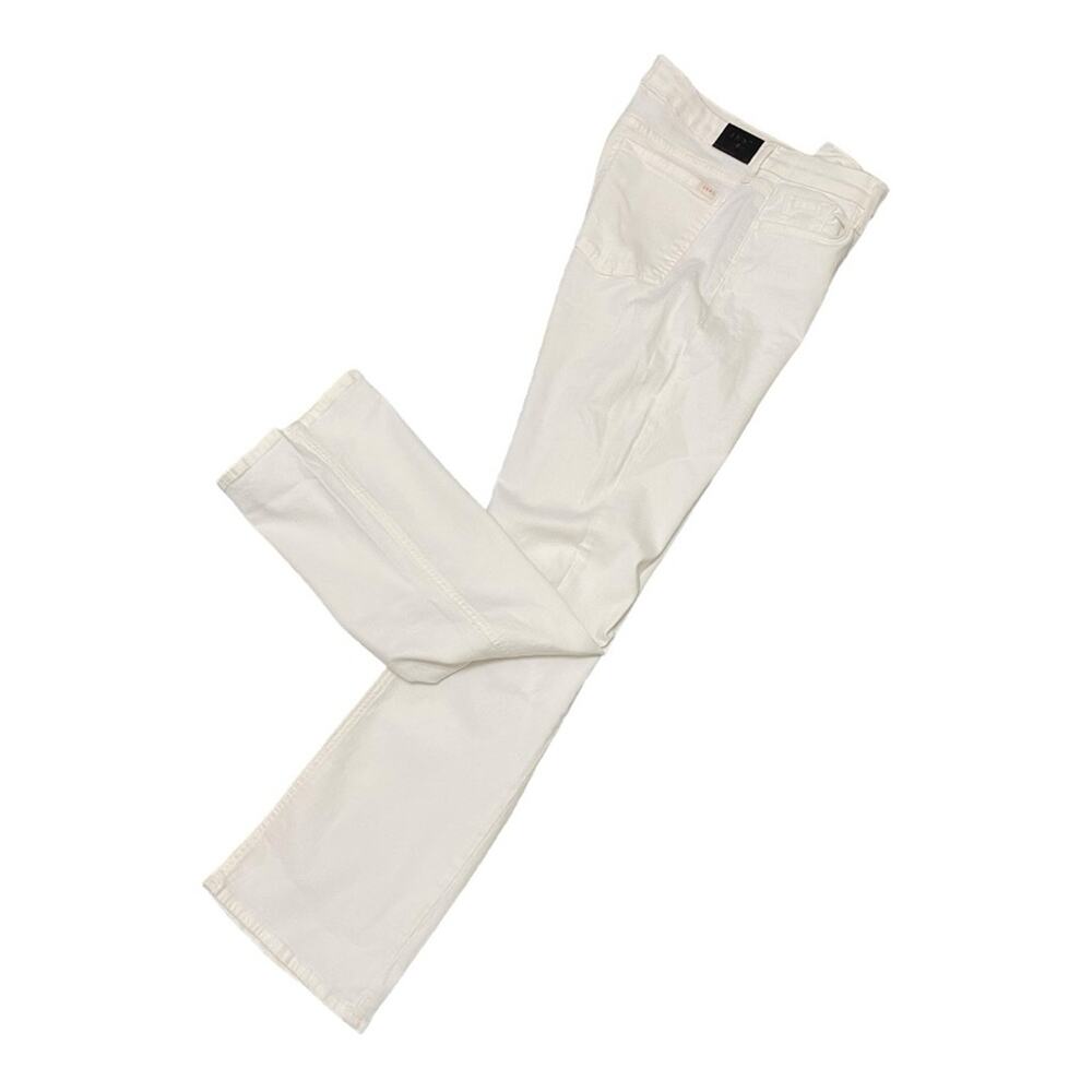 Jen7 by 7 For All Mankind. White Slim Boot Cut Jean, NEW Size 10